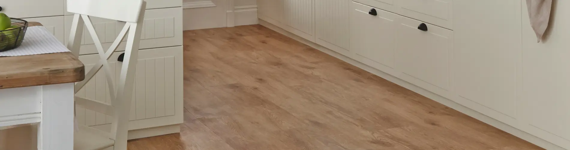 harswood flooring in kitchen