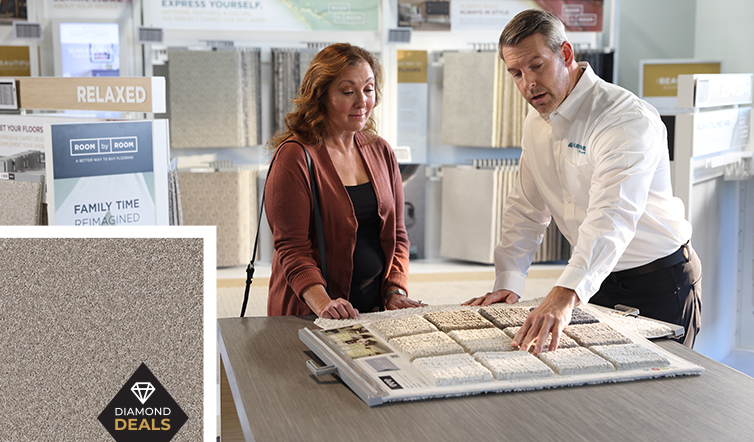 Woman opening wallet.